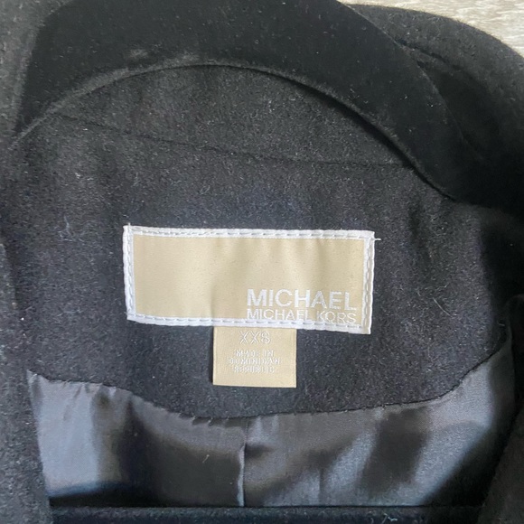 Michael Kors Wool Blend Belted Coat size XXs - Picture 6 of 8